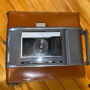 Vintage Polaroid J66 Electric Eye Land Camera Leather Case Coater Authentic